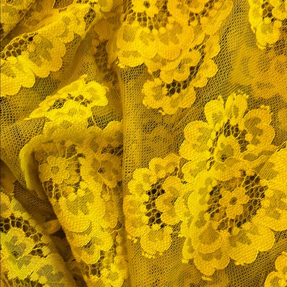 For Love And Lemons Yellow Asymmetrical Dress - Picture 12 of 12